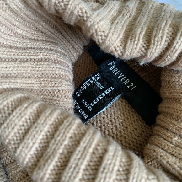 F21 - tan sweater - Picture 3 of 3